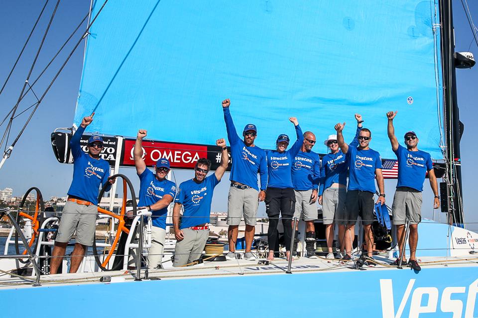  VOR65  Ocean Race 2017/18  Lissabon POR  Leg 1  Day 7  Vestas gewinnt erste Etappe