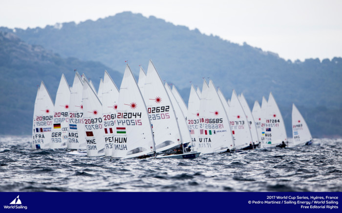  Laser  Olympic Worldcup 2017  Semaine Olympique  Hyeres FRA  Day 2