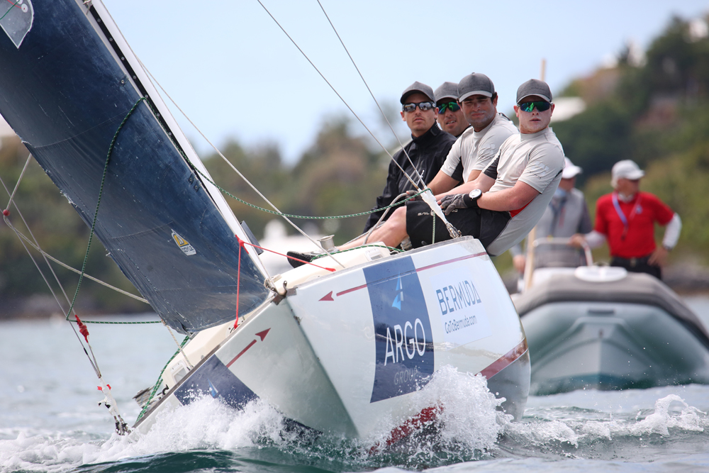  Match Racing  Bermuda Gold Cup  Hamilton BER  Day 2  Williams GBR, Mirsky AUS, Price AUS and Berntsson SWE in Quarterfinals, Poole USA in Repechage today