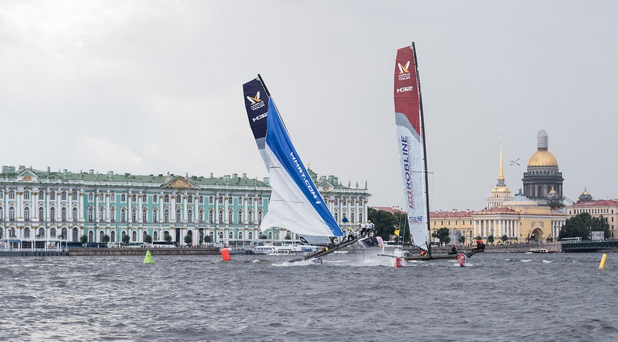  M32Catamaran  World Match Racing Tour  St.Petersburg RUS  Day 5