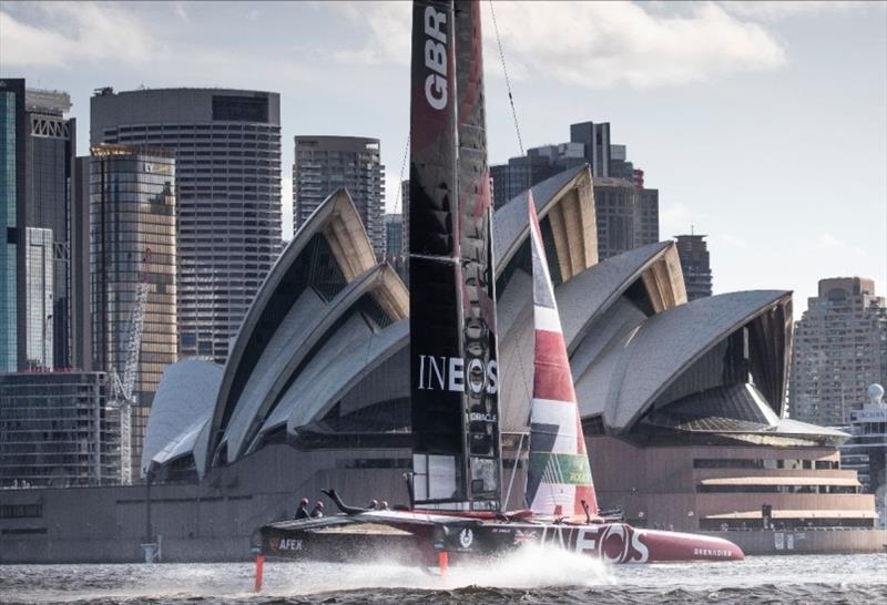  F50Catamaran  Sail GP  Act 1  Sydney AUS  Erste Trainings