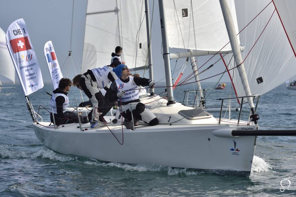  J/80  Students' European Championship  Cherbourg FRA  title for EPF Lausanne SUI