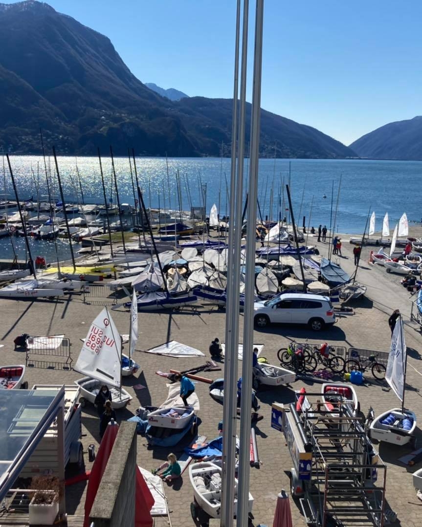  Optimist  Punktemeisterschaft 2021  CV Lago di Lugano  Day 1