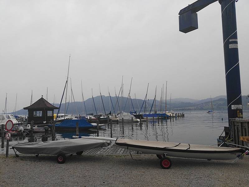  Laser  Europacup 2016  Attersee AUT  Day 1, the Swiss