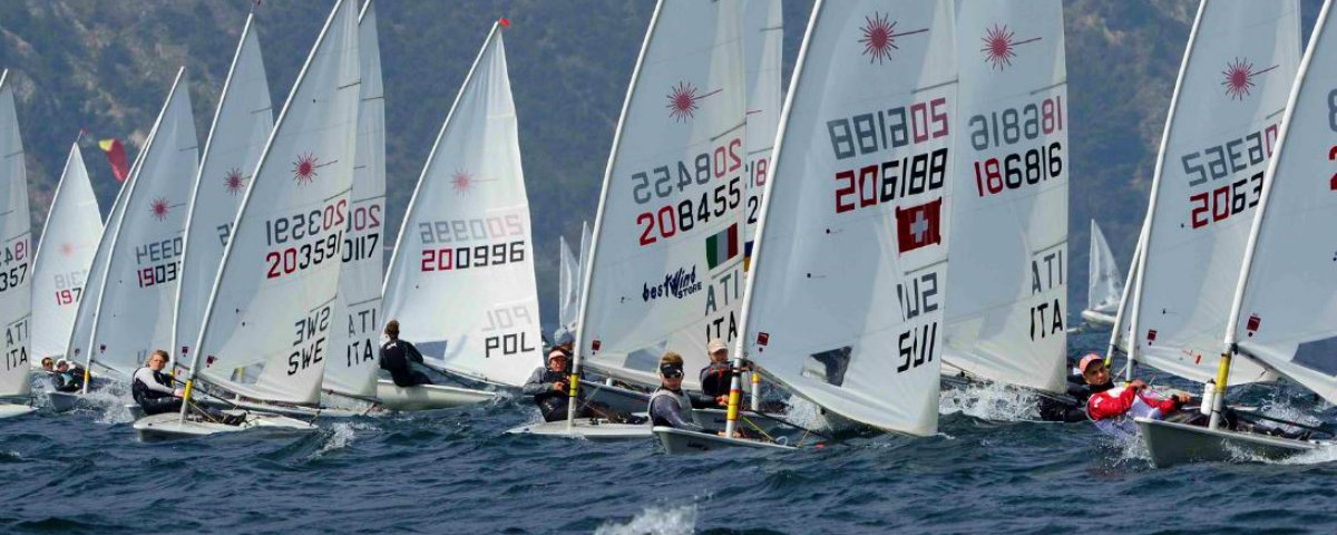  Laser 4.7 + Radial  Youth Easter Meeting  Malcesine ITA  Day 3, the Swiss
