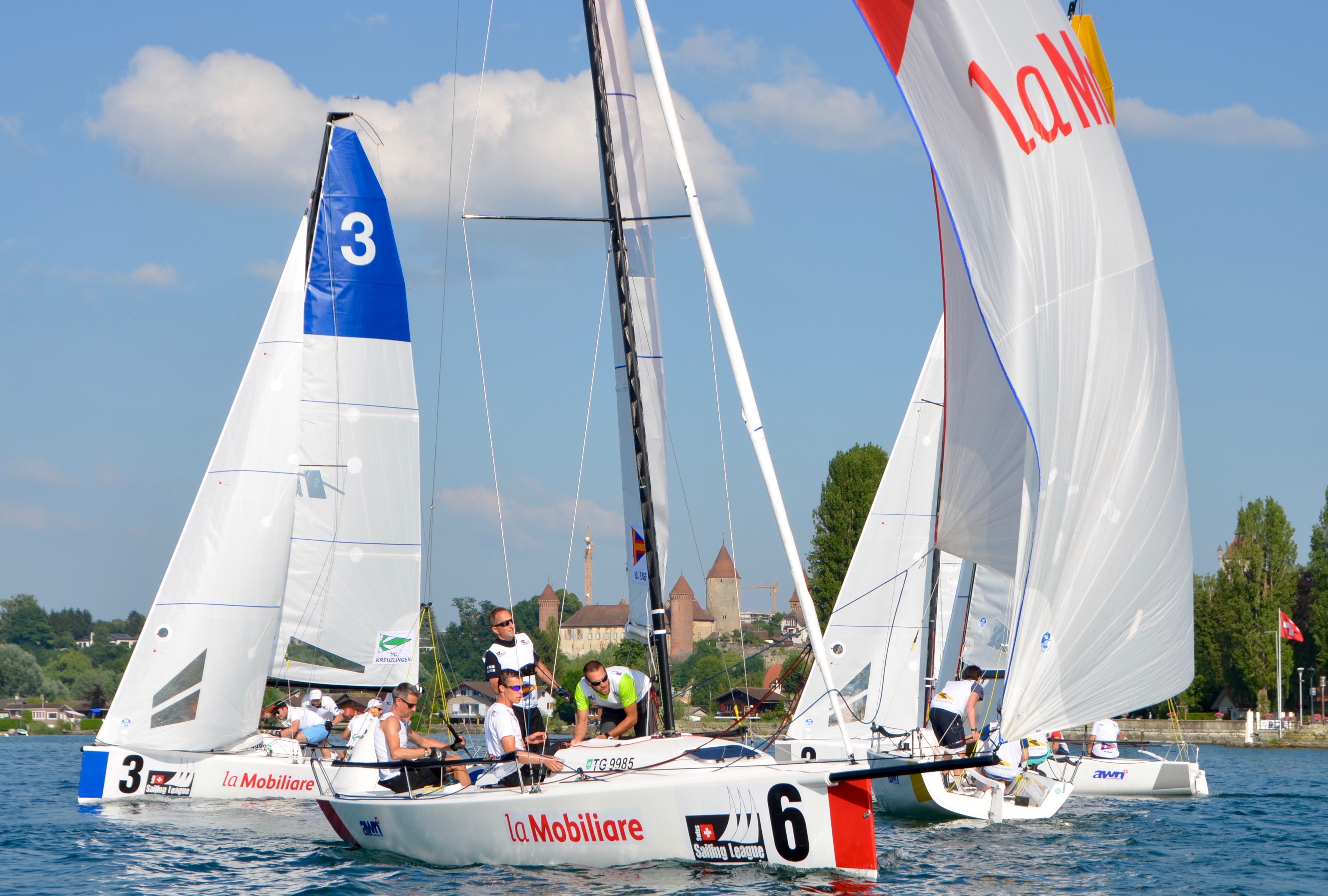  J/70  Swiss Sailing Challenge League, Act 3  CV Estavayer  Day 1
