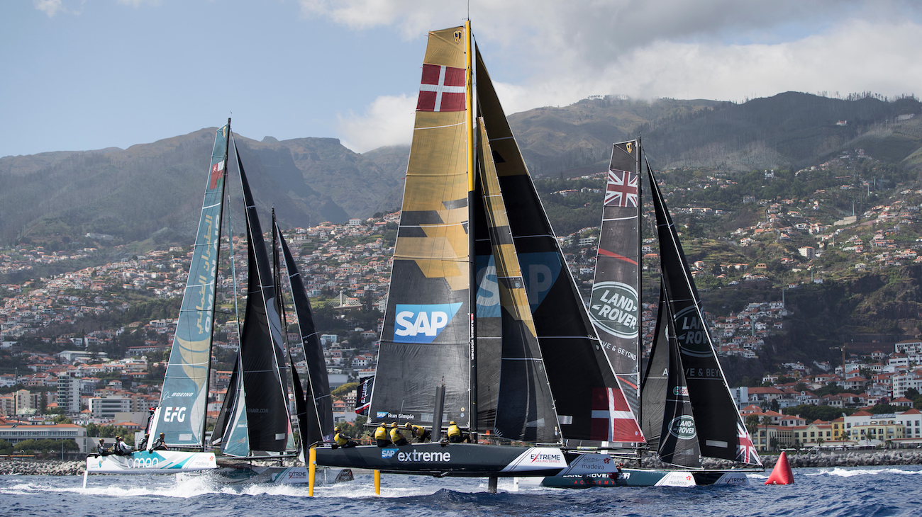  GC32Catamaran, Flying Phantom  Extreme Sailing Series, Act 3  Madeira POR  Day 2, SAP extends lead
