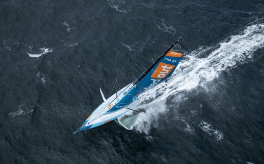  IMOCA Open 60  Vendee Globe  Day 38  Leading duo separated by 8 miles only