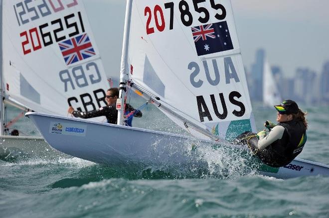  Olympic Worldcup 2016  Sail Melbourne  Melbourne AUS  Day 1, the Swiss