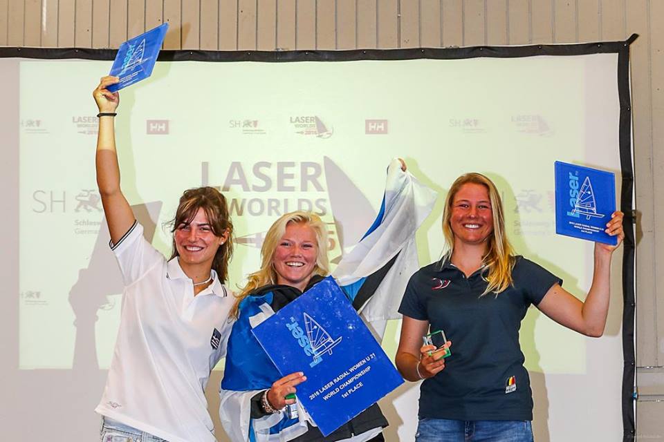  Laser Standard + Radial  U21 World Championship 2016  Kiel GER  Final results, the Swiss