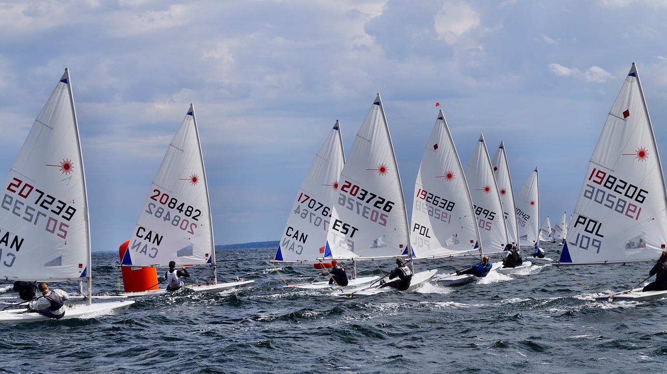  Laser Standard + Radial  U21 European Championship 2019  Dziwnow POL  Day 2, racing impacted by very light winds