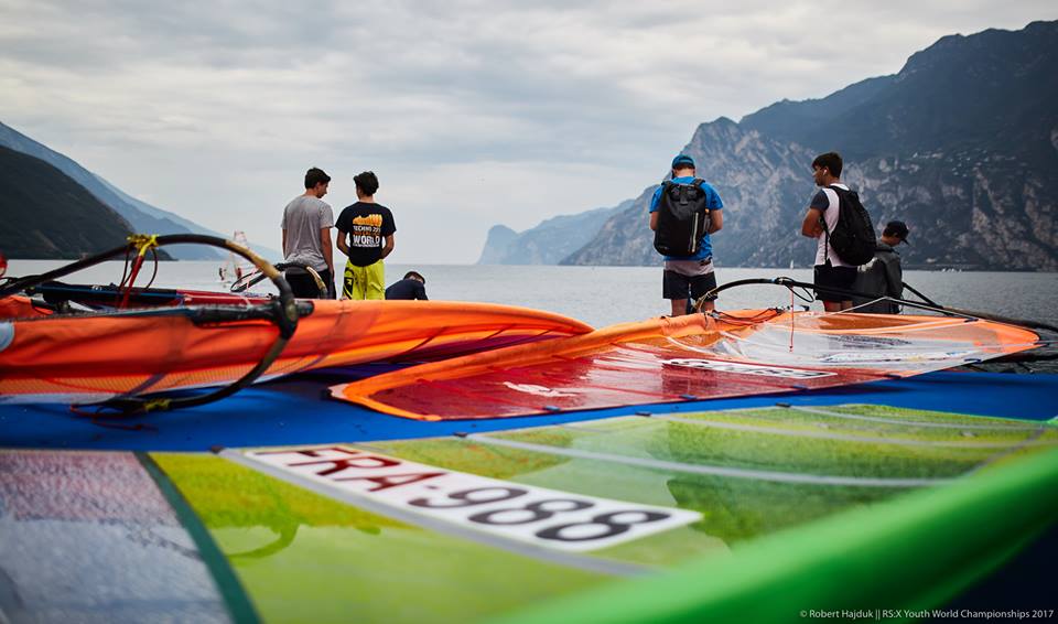  Windsurfing  RS:XYouth World Championship 2017  Torbole ITA  Day 1 (with two USA athletes)