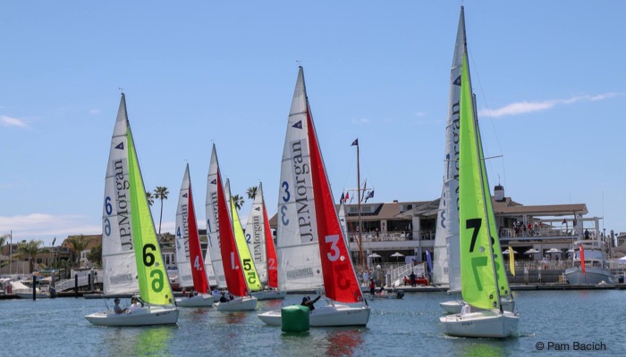  Team Racing  2019 Baldwin Cup Team Race  Day 1  San Diego and NHYC Lightning are tied for first