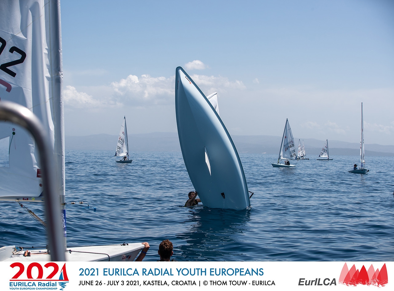  ILCA 6  European Youth Championship 2021  Kastel Gomilica CRO  Day 3