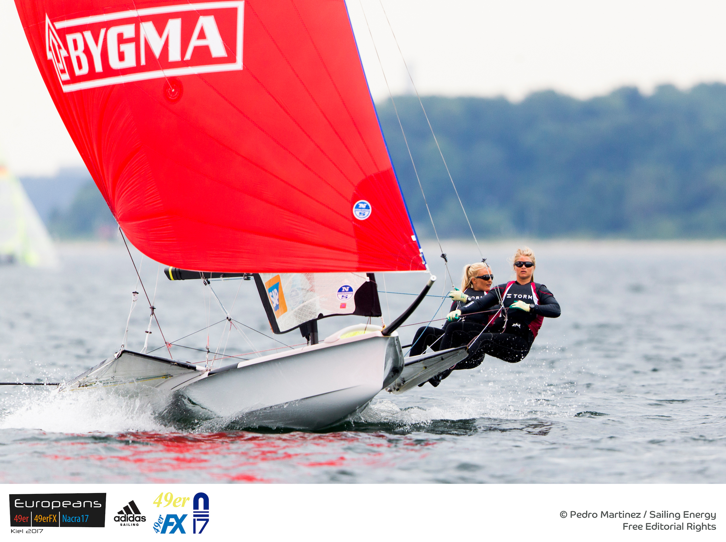  49er, 49erFX  European Championship 2017  Kiel GER  Day 5 with USA and CAN  teams