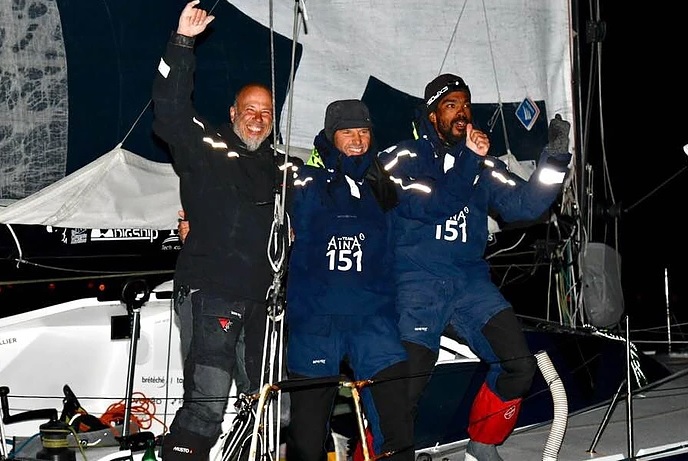  Class 40  Defi Atlantique  La Rochelle FRA  Leg 2  Day 6  Overall victory in this WE Transatlantic Race for Aymeric Chapellier FRA