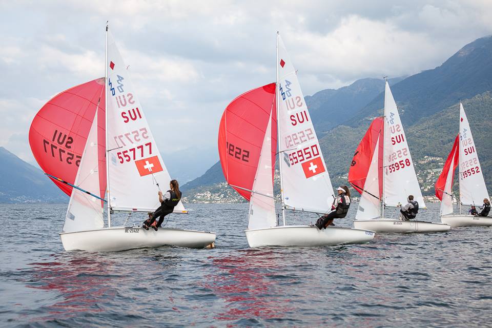  420, Laser 4.7, Optimist  Swiss Youth Championship 2017  YC Ascona  Day 3