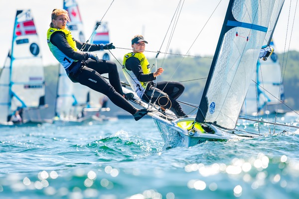  Olympic Classes  Kieler Woche  Kiel GER  Day 3  light, variable winds and bad race ranks to reshuffle overall results