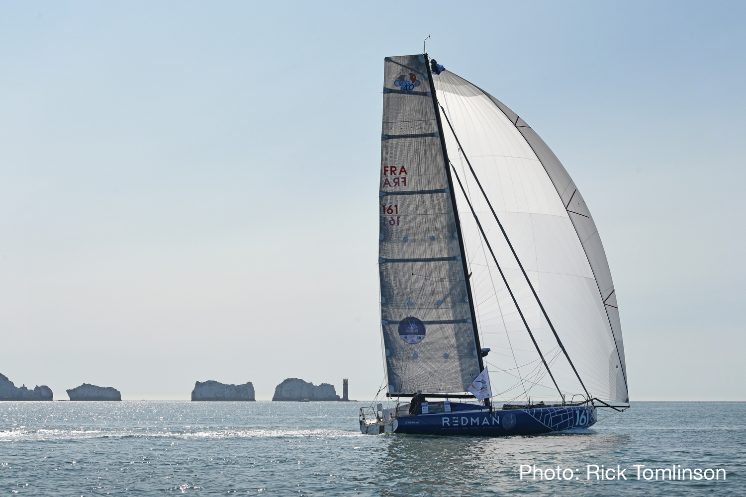  Class 40  Normandy Channel Race  Caen FRA  Day 5, duel on top with 100 miles left