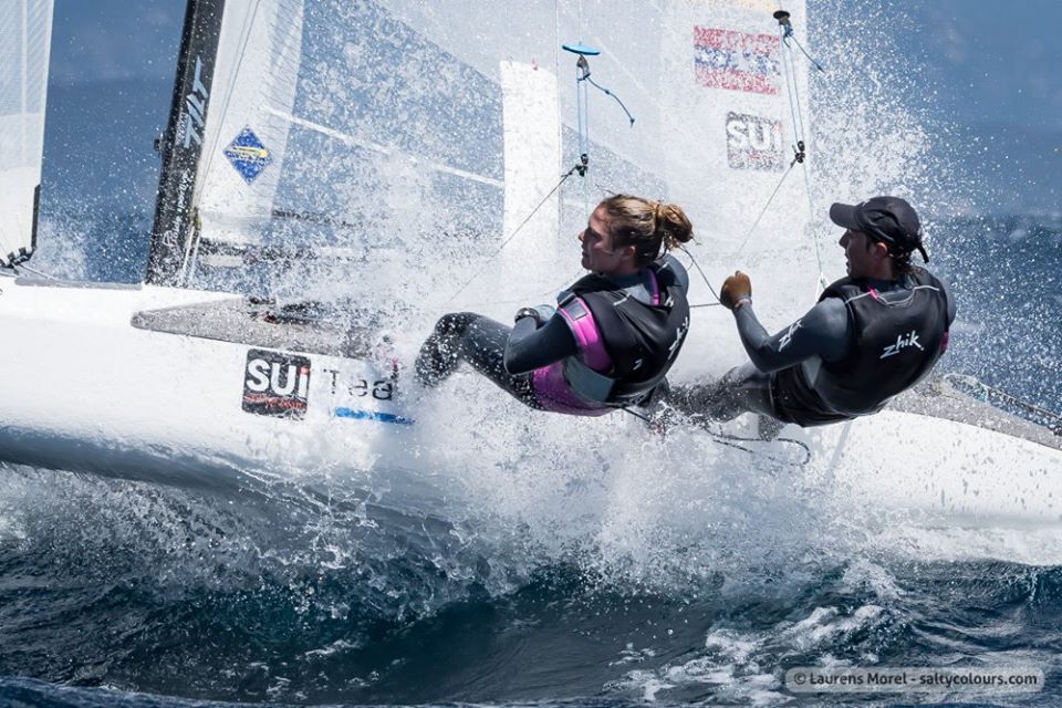  Olympic Worldcup 2016  Semaine Olympique  Hyeres FRA  Day 1  Les Suisses