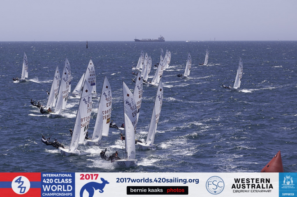  420  World Championship 2017  Fremantle AUS  Day 5, the Swiss