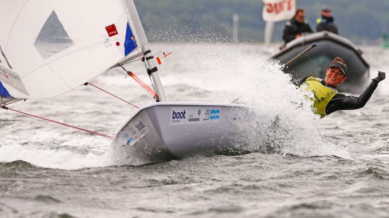  Laser  Kiel Week  Kiel GER  Final results  Gold for Italy in both fleets, good Medal Race of Reineke and Hughes USA