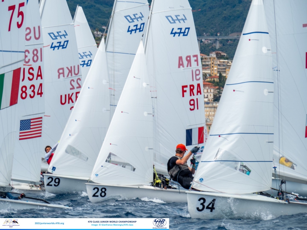  470  Junior World Championship 2021  San Remo ITA  Day 5