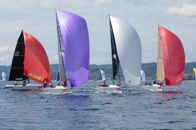  Melges 24  North American Championship  Traverse City MI, USA  Day 2, clear lead of Richard Reid CAN