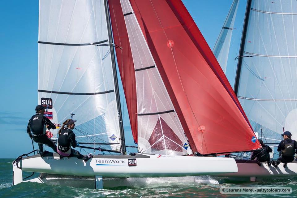  49er, Nacra 17  World Championship 2016  Clearwater FL, USA  Day 5  OlympiaTicket for Buehler/Brugger SUI