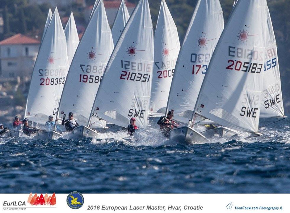  Laser  Master European Championship 2016  Hvar CRO  Final results, the Swiss