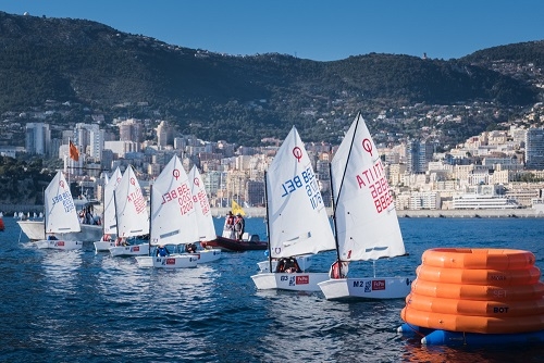  Optimist  Team Race  Monaco MON  Day 3  USA and Sweden jointly on top after Round Robin, Semifinals today