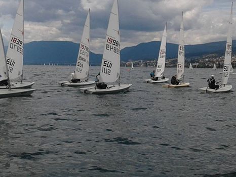  Laser Radial + Standard  Euro Masters 2018  Neuchatel SUI  Day 2
