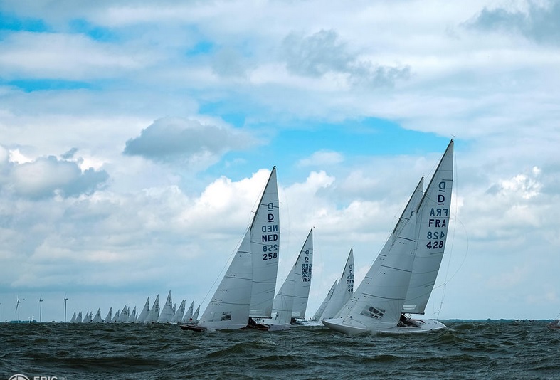  Dragon  Goldcup 2019  Medemblik NED  Final results, Andrade POR and his team winners