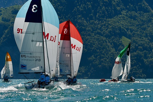  J/70  Swiss Sailing Super League  Act 2  DIRT Sisikon  Day 1