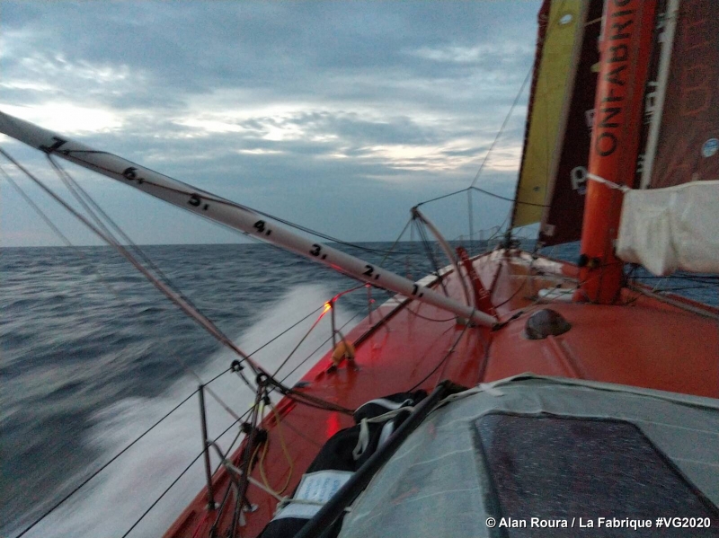  IMOCA Open 60  Vendee Globe  Day 31  Alan Roura SUI  the leading duo in survival mode