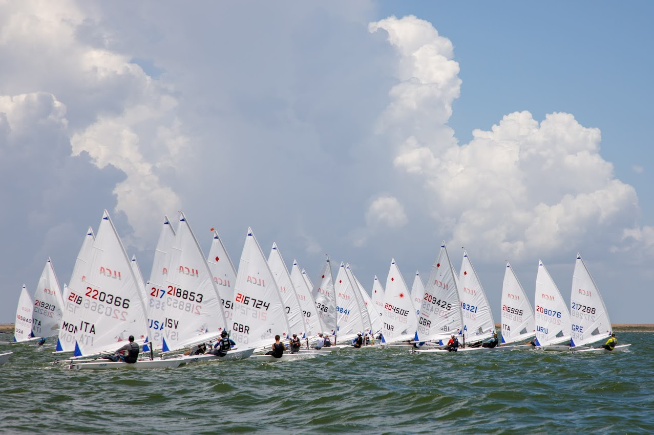  ILCA 6  Youth World Championship  Shoreacres TX, USA  First races today