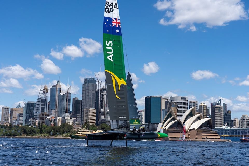  F50Catamaran  Sail GP  Act 1  Sydney AUS  Day 2, Ben Ainslie Team Great Britain outstanding, Team USA 5th