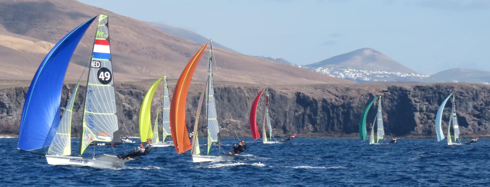  Olympic Classes  Lanzarote Olympic Week  Lanzarote ESP  Part I  Final results  Barnes/DallmanWeiss USA 7th in 470 women