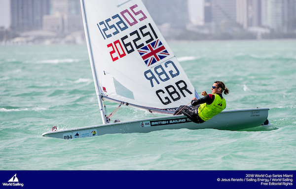  Laser  Olympic Worldcup 2018  Miami FL, USA  Final results