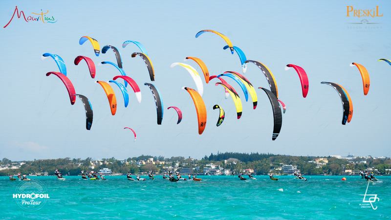  Kite Boarding  Hydrofoil Pro Tour 2016  Mauritius  Day 3, Heineken USA 2nd, Moroz USA leads in women's 