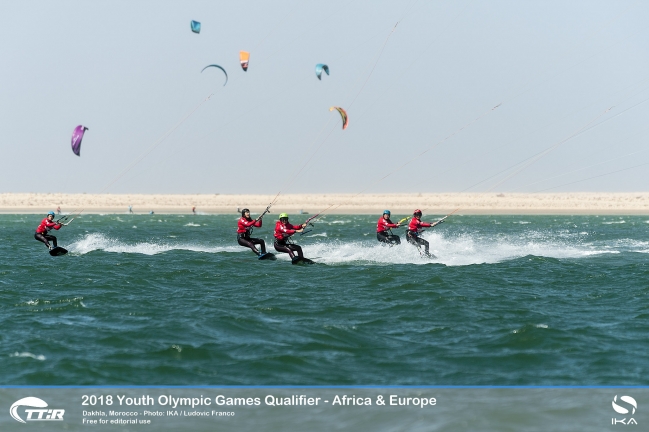  Kiteboarding  Youth Olympic Qualifier  Dakhla MOR  Final results  OlympiaStartplaetze fuer Slowenien, Italien, Suedafrika und Marokko
