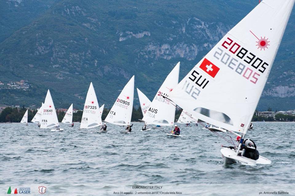  Laser Radial + Standard  Euromasters  Arco ITA  Day 2, the Swiss