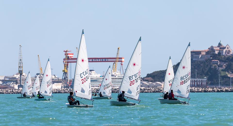 Laser  Europacup 2018, Act 2  Ancona ITA  Day 3, the Swiss