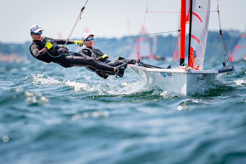  29er  Euro Cup 2020  Act 2  Kiel GER  Day 2  the Swiss