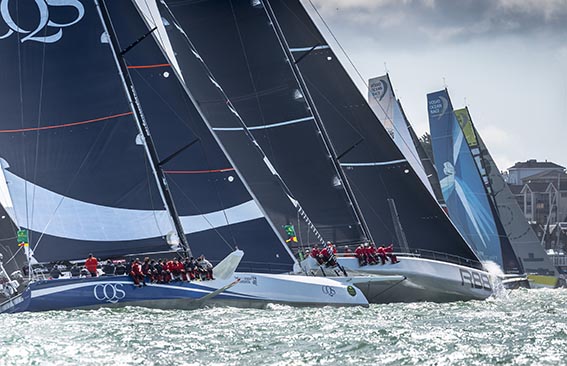  IRC/ORC, Class 40, Open 60, Volvo 65  Fastnet Race 2017  Cowes GBR  Day 1