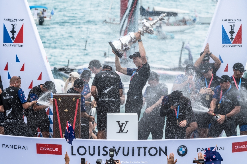  AC50  35th America's Cup  Hamilton BER  Final results  Victory for Team New Zealand 