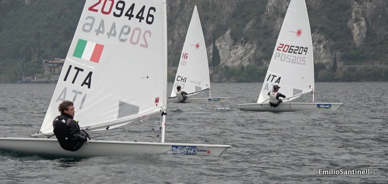  Laser, 2.4m, Skud 18, Sonar  Garda Trentino Olympic Sailing Week  Riva/Malcesine ITA  Day 3, the Swiss