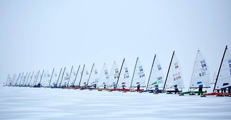  IceSailing  DN Gold Cup  Indian Lake OH, USA  Day 1