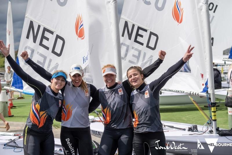  Laser Radial  World Championships 2020  Melbourne AUS  Final results  Gold for Marit Bouwmeester NED, Tokyo Olympia ticket for Paige Railey, Clearwater, FL.