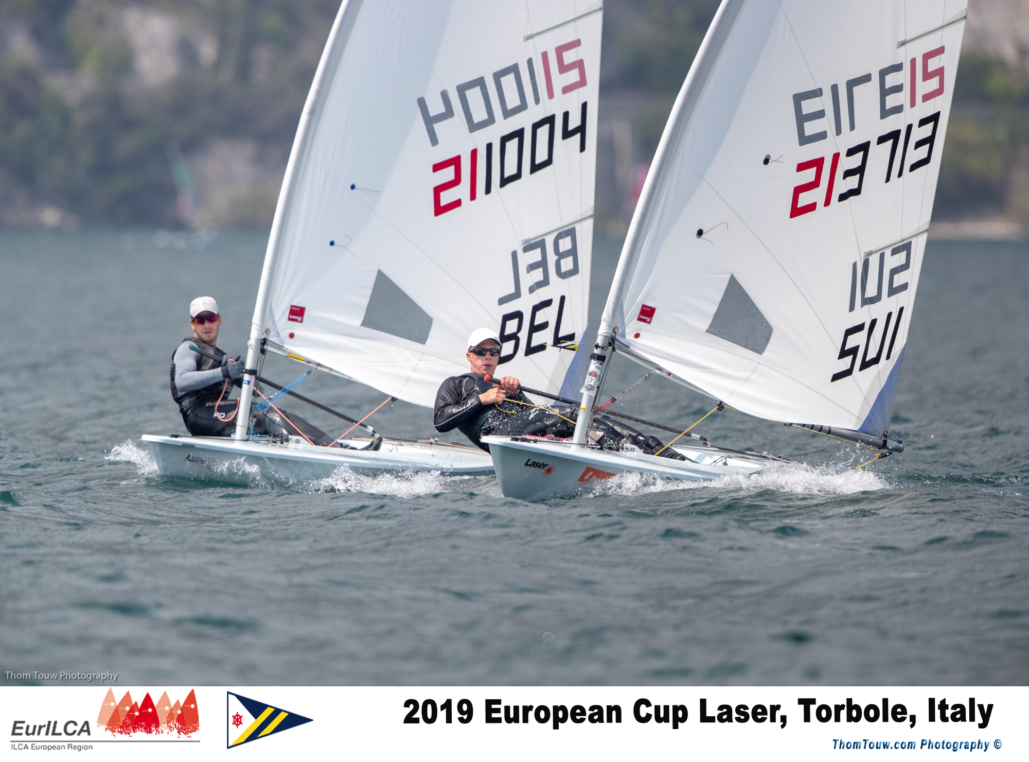  Laser  Europacup 2019  Act 4  Torbole ITA  Day 2.the Swiss